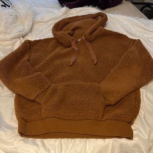 American Eagle Sherpa hoodie size medium